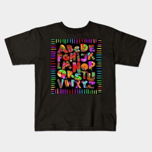 San Blas Island Alphabet Kids T-Shirt
